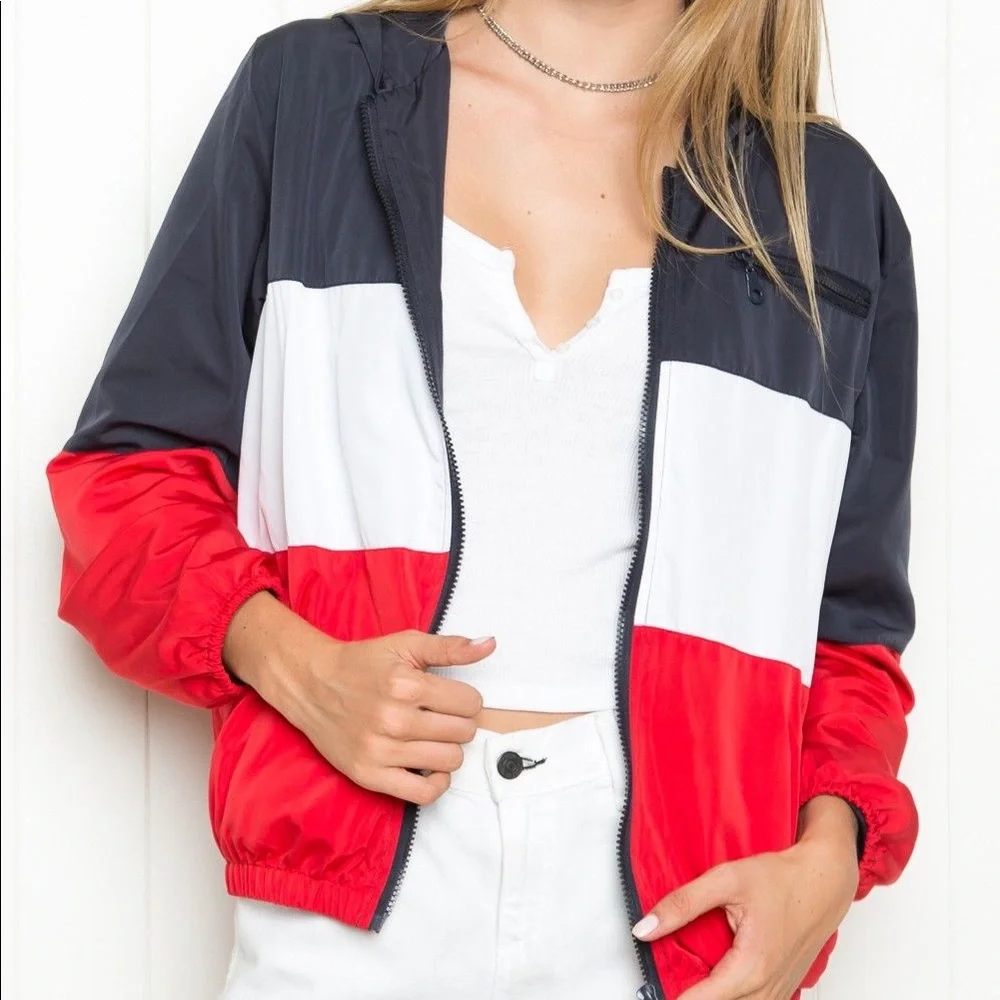 Brandy Melville Windbreaker Jacket - Picture 1 of 5